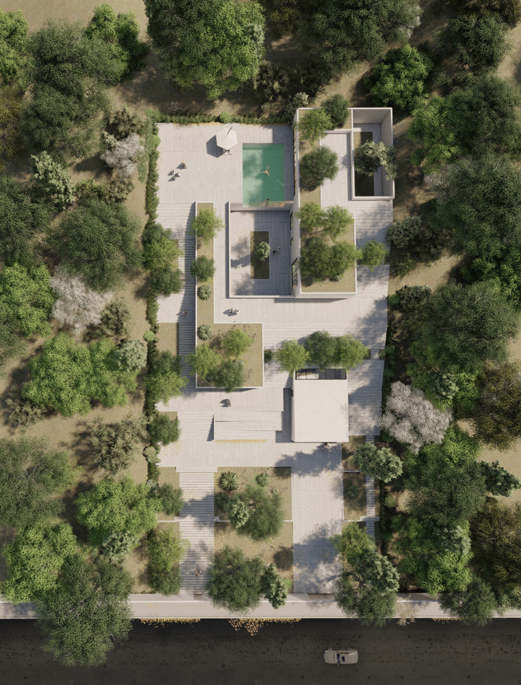 Folded Garden Villa