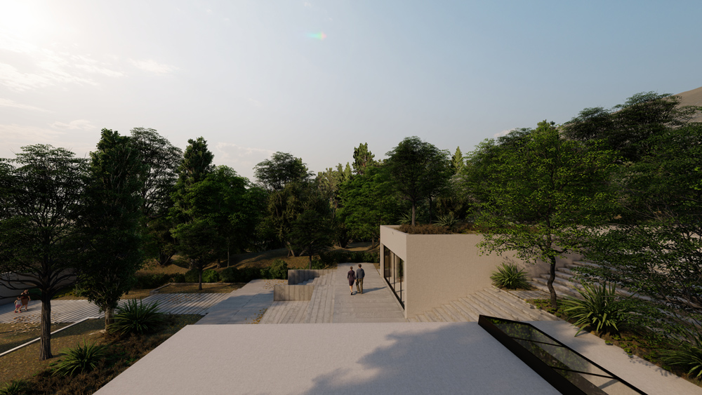 Folded Garden Villa