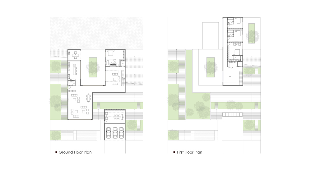 Folded Garden Villa