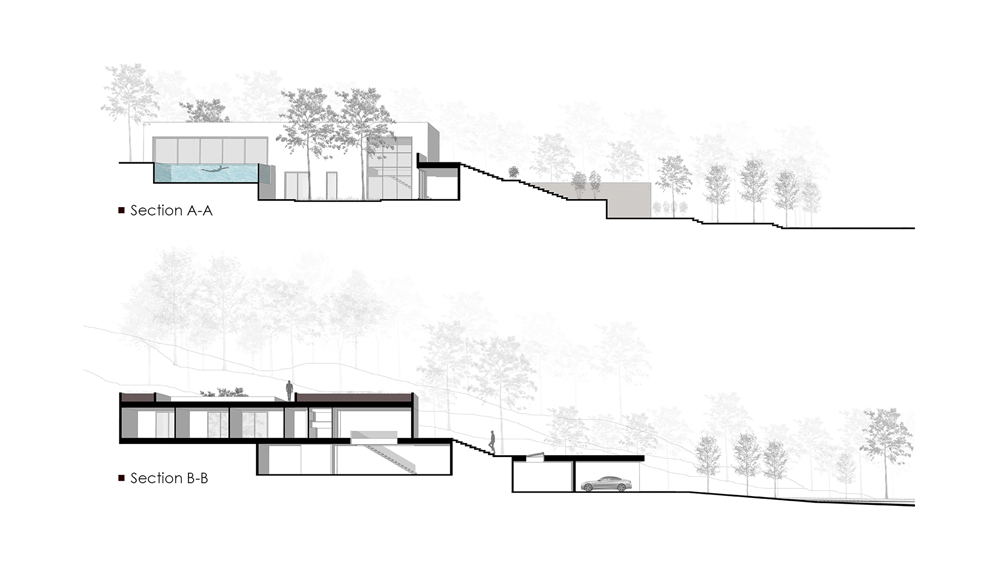 Folded Garden Villa